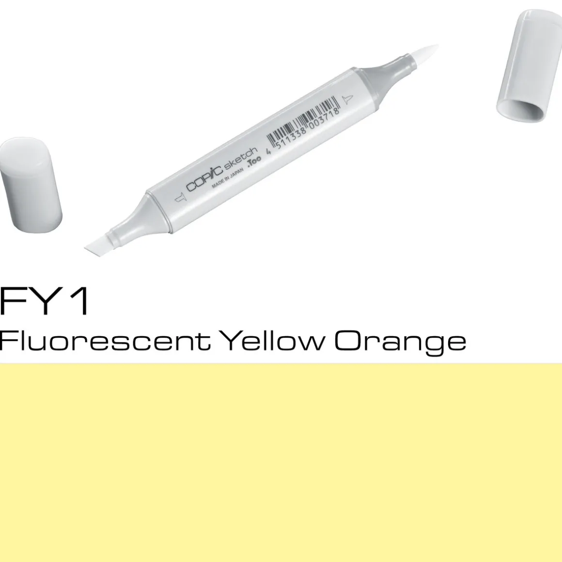 Copic Sketch FY1 Fluo Yell/Or