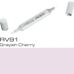 Copic Sketch RV91 Gray. Cherry