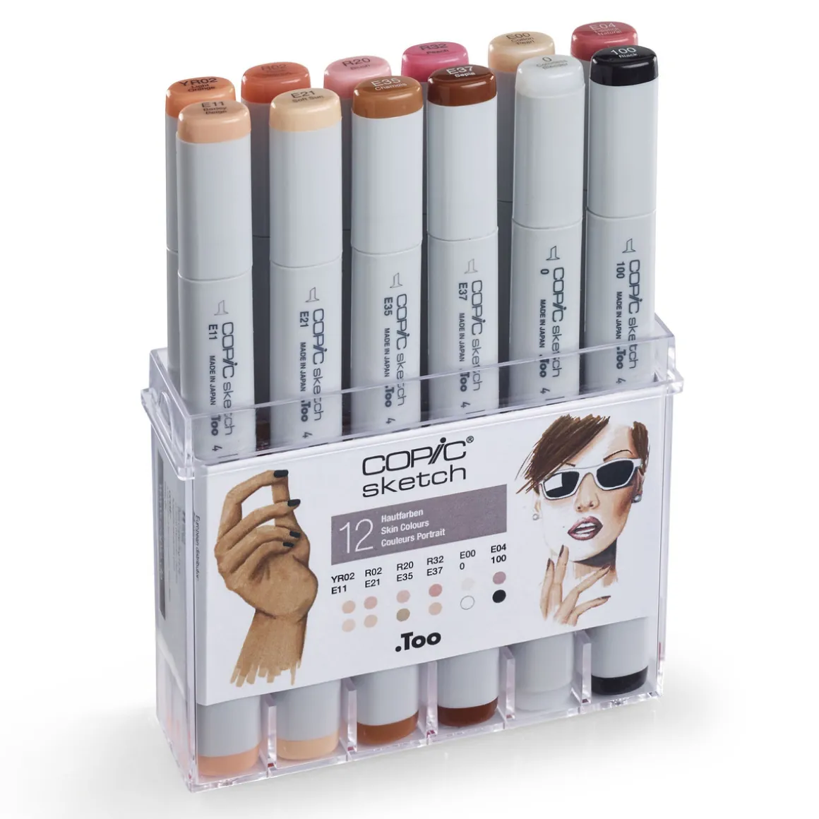 Copic Sketch skin col. set 12