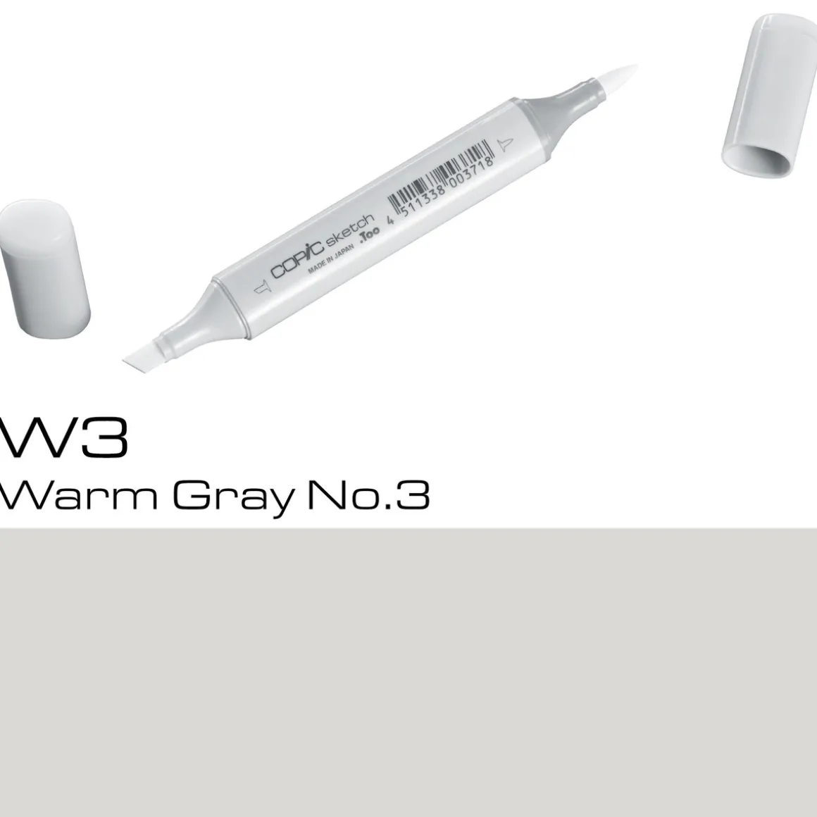 Copic Sketch W3 Warm Gray