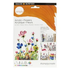 Daler-Rowney Acrylic Flowers Set – alt for å male blomster med akrylmaling