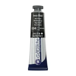 Daler-Rowney Aquafine Gouache 15 ml Ivory Black 034