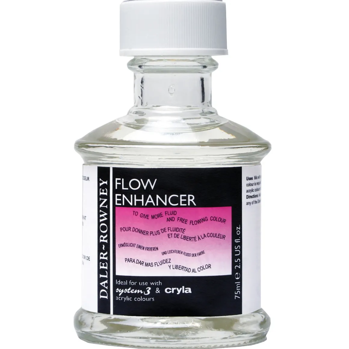 Daler-Rowney Flow Enhancer – for bedre flyt på akrylmaling 75 ml