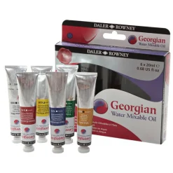 Daler-Rowney Georgian Water Mixable Oil Set 6×20 ml