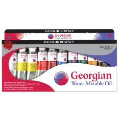 Daler-Rowney Georgian Water Mixable Oil Set 10×37 ml