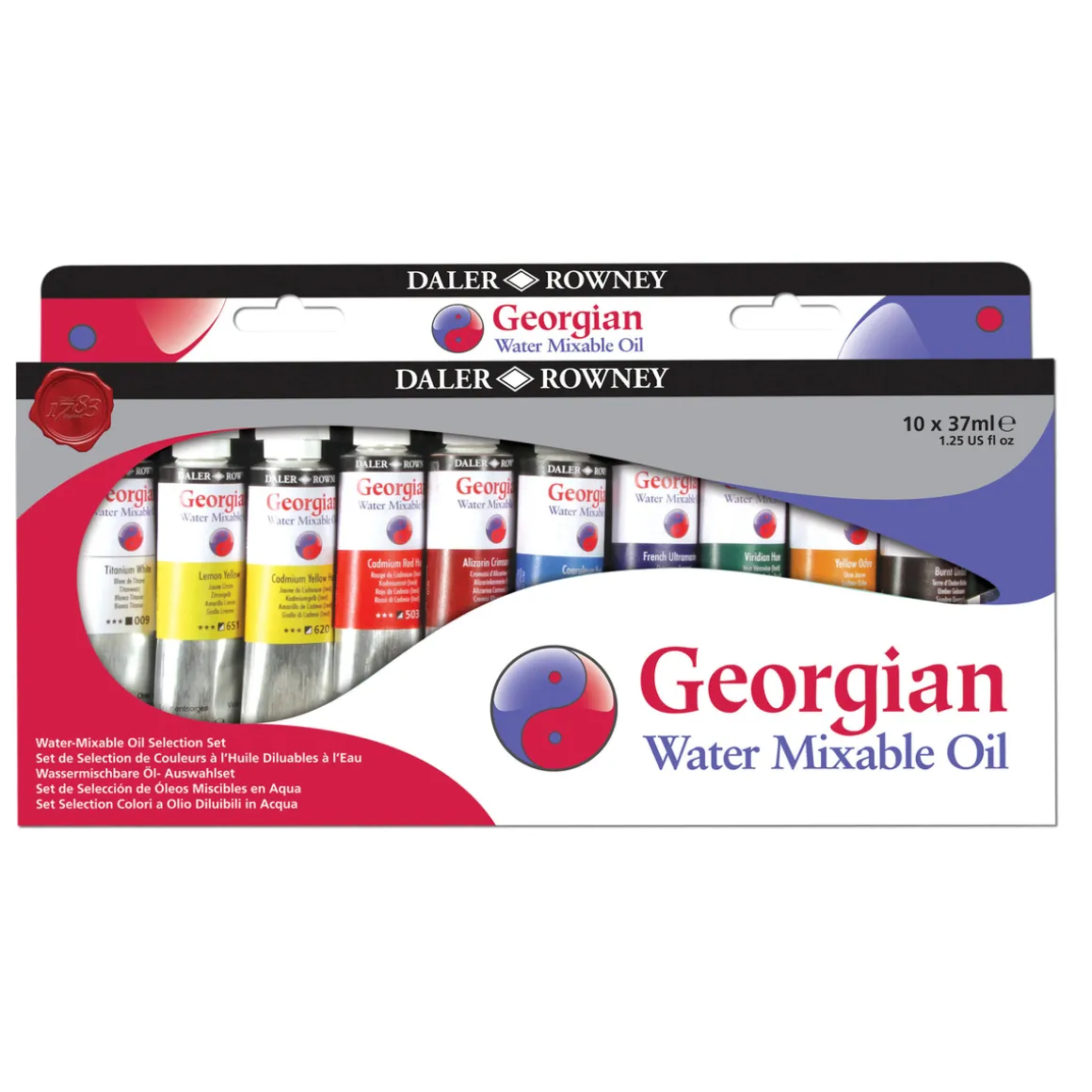 Daler-Rowney Georgian Water Mixable Oil Set 10×37 ml
