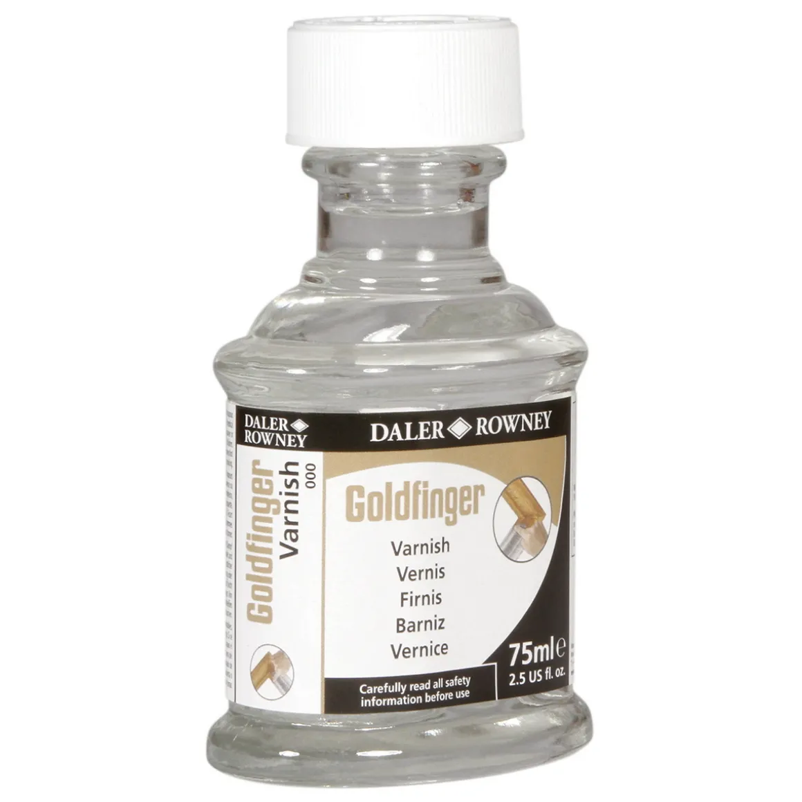 Daler-Rowney Goldfinger Varnish 75 ml, beskyttelseslakk til forgylling og slagmetall