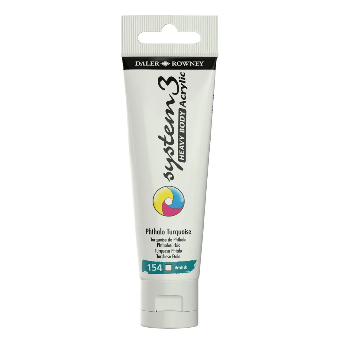 Daler-Rowney System3 Heavy Body akrylmaling 59 ml – Phthalo Turquoise 154