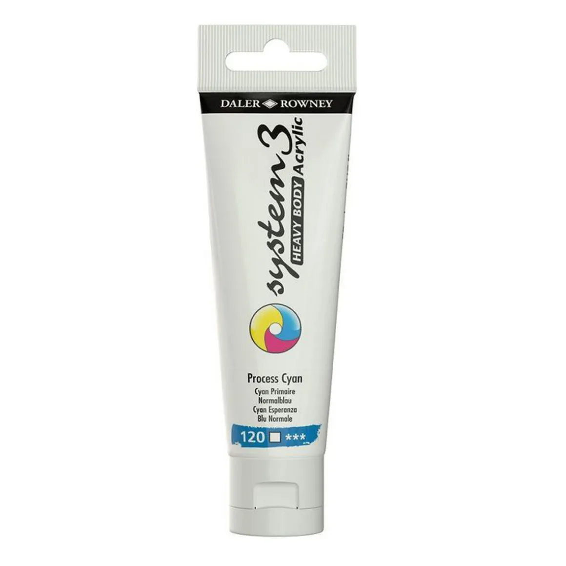 Daler-Rowney System3 Heavy Body akrylmaling 59 ml – Coeruleum Blue Hue 112