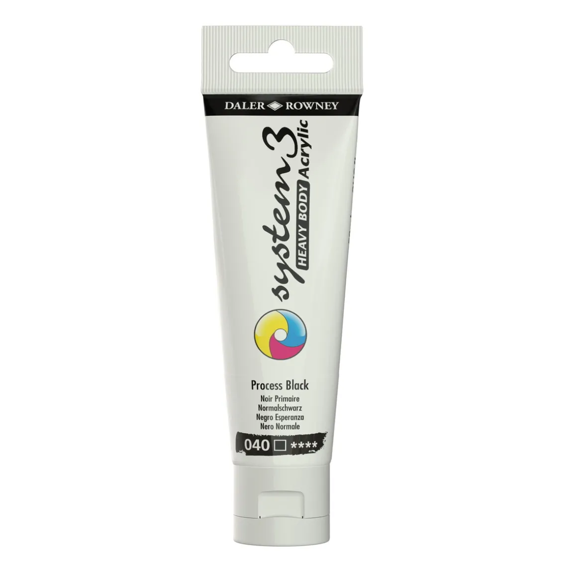 Daler-Rowney System3 Heavy Body akrylmaling 59 ml – Process Black 040