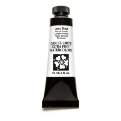 Daniel Smith akvarellmaling 15 ml Lamp Black