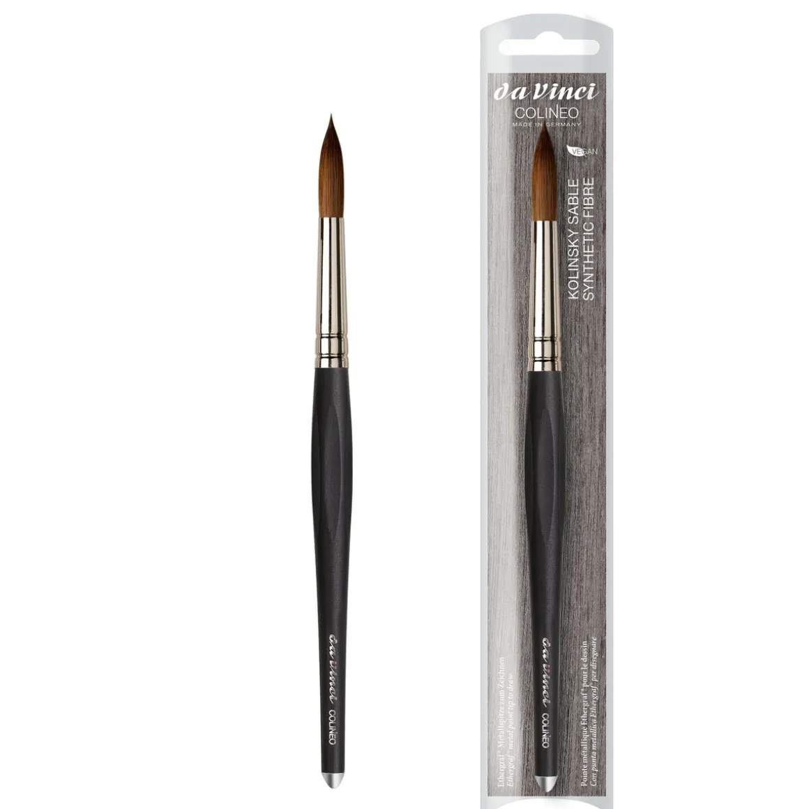 da Vinci Brush Colineo 2, syntetisk pensel som føles som Kolinsky-bust