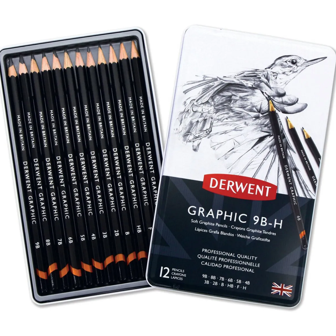 Derwent Graphic soft 12 stk