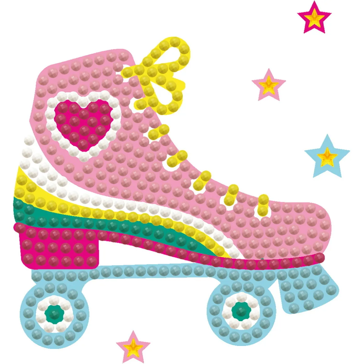 Diamond Dotz Just rollin' – diamond painting, 7,8×7,8 cm