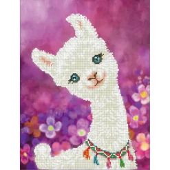 Diamond Dotz Lulu Llama – diamond painting, 32×42 cm, 6119 dotz