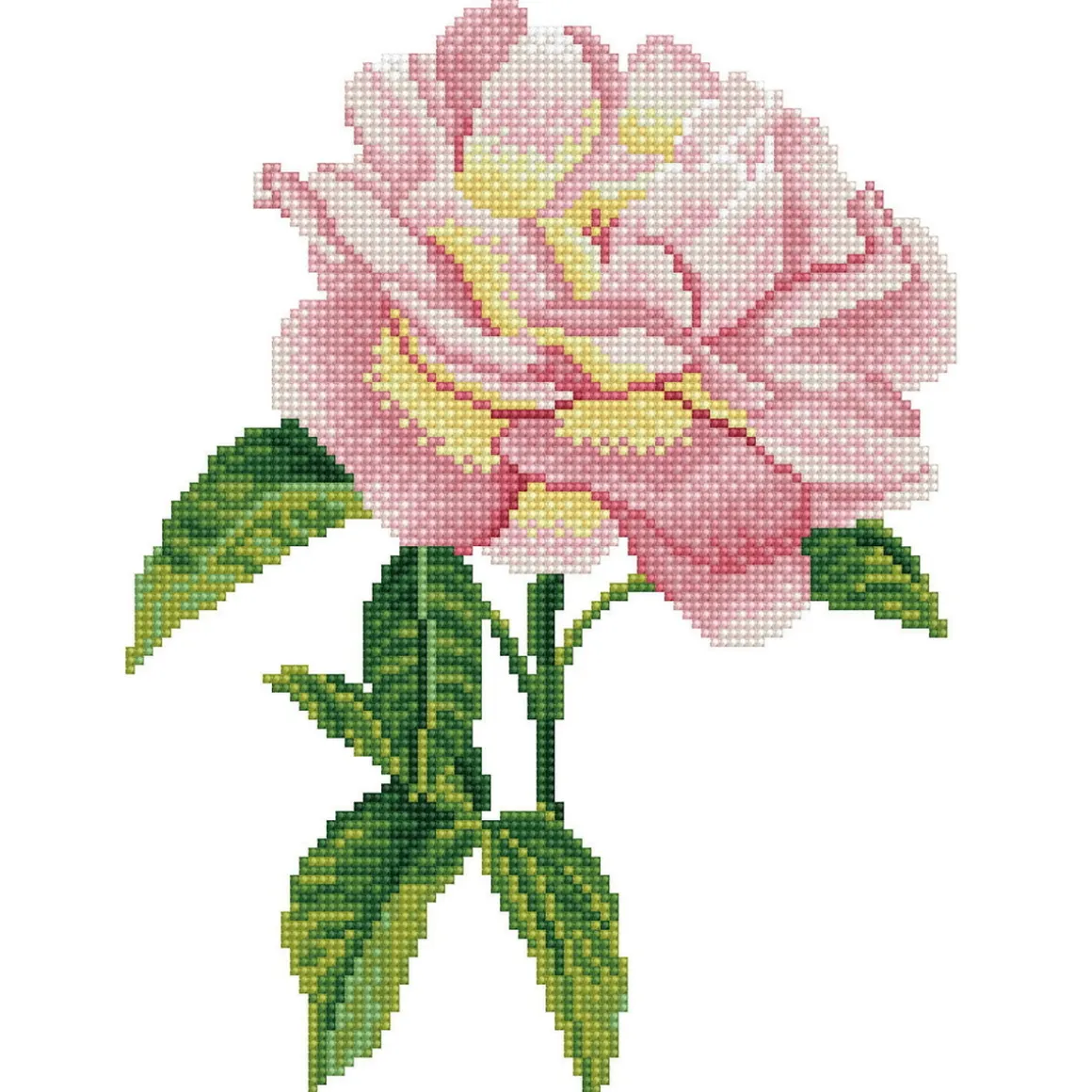 Diamond Dotz Pink Rose – diamond painting, 27×35 cm, 5297 dotz