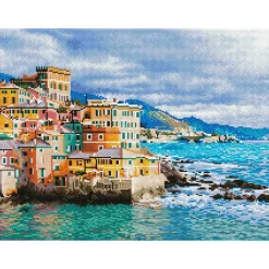 Diamond Dotz Winter Day View – diamond painting, 47×63 cm, 26160 dotz