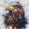 Diamond painting – 20×20 cm stort motiv med en majestetisk hvithodehavørn