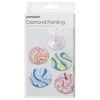 Diamond Painting 4-pakning glassbrikker, diameter 10 cm