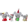 DIY-kit Fluffy Mouse Family