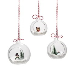 DIY-kit 3 julekuler av glass – lag og pynt julekuler
