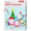 DIY-kit Merry Penguins, lag fem søte pingviner og et juletre av leire!