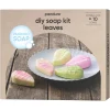 DIY-kit såper i form av løv – støp 10 lekre såper i mange fine farger