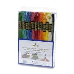 DMC Moulinégarn 12-pack Passionate colours
