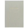 Dotted Journal A5 (148×210 mm) med tøyomslag og åpen rygg, 80 prikkete ark, 100 g/m²