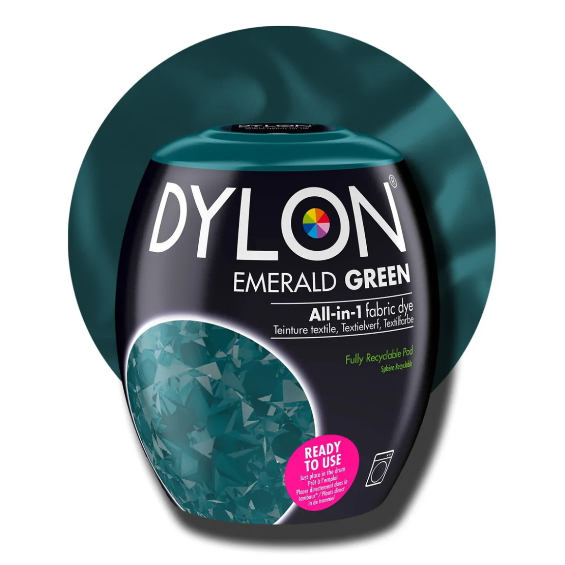 Dylon Pod All-in-1 tekstilfarge – Emerald green