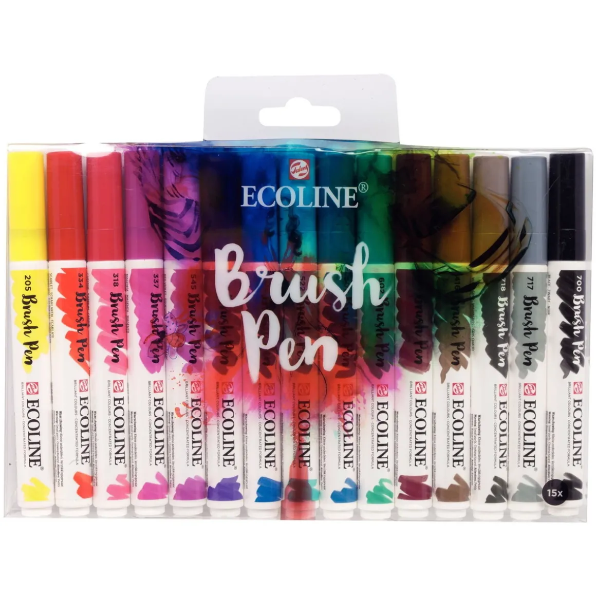 Ecoline Brush Pen Set 15-pack