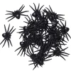 Edderkopper i plast til Halloween, 28 stk. i 3 størrelser – 2×2 / 2,8×3 / 3×4 cm