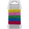 Elastisk smykketråd Ø0,5 mm happy mix – 5×4 meter i glade basisfarger