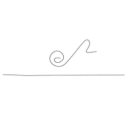 Elefanttråd Sort 1,5 mm 50 stk