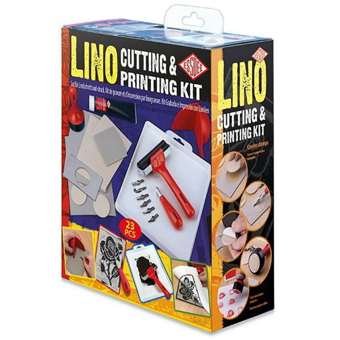 Essdee Lino Printing Kit, sett med absolutt alt til linoleumstrykk og linoleumssnitt!
