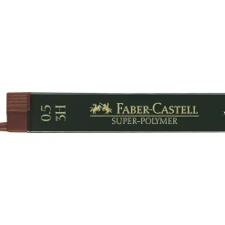 Faber-Castell blyantstift refill – 0,5 mm 3H. Inneholder 12 stifter.