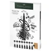 Faber-Castell Pitt Artist Pen Sketch Set, 8 tusjpenner og 1 skisseblokk