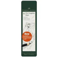 Faber-Castell Pitt Graphite Matt sett 6 stk.