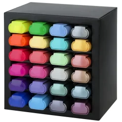 Faber-Castell Textliner 1546 Set – 24 overstrykingspenner i metallic, neon og pastell