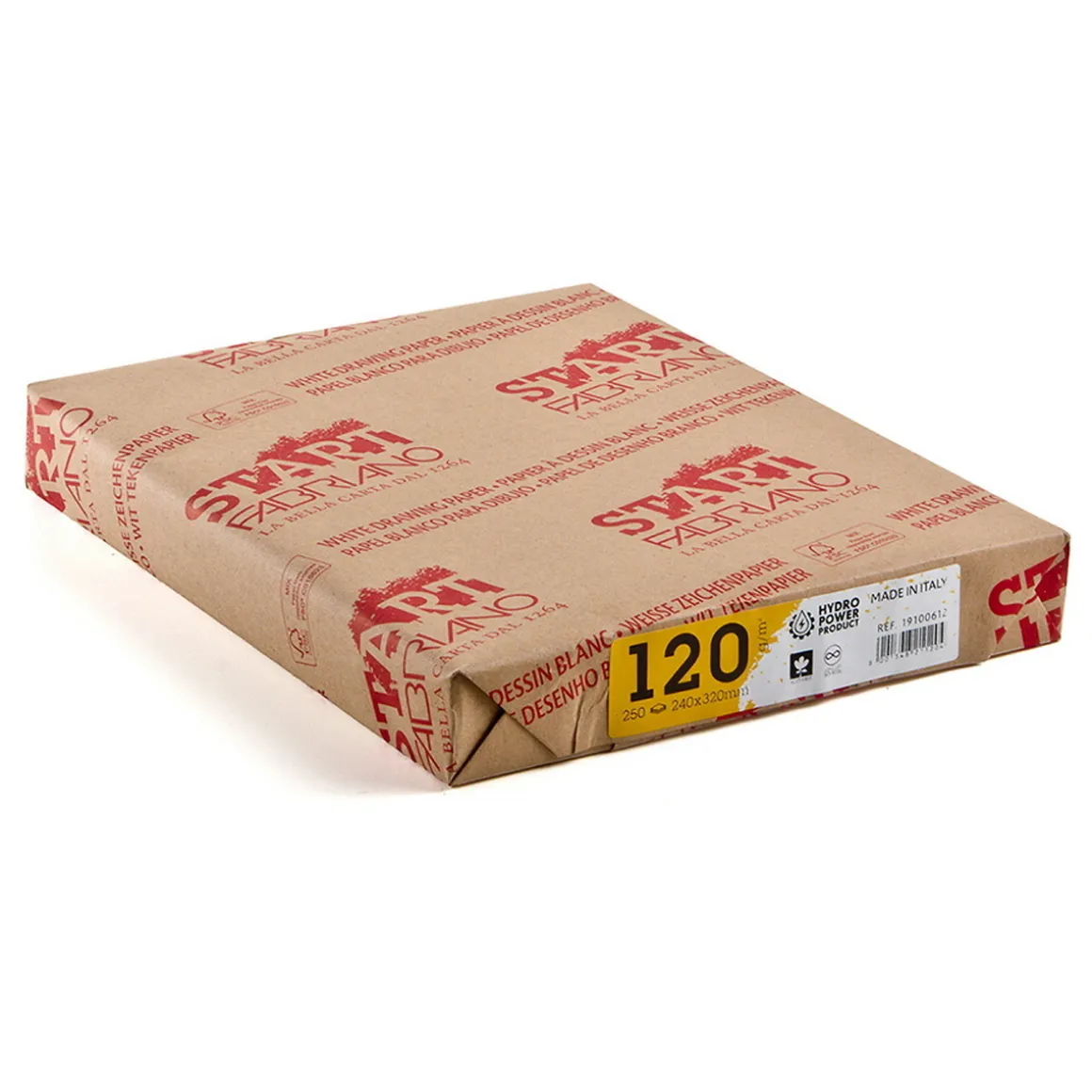 Fabriano Start Drawing storpakning A4 – 210×297 mm, 250 ark, 120 g/m²