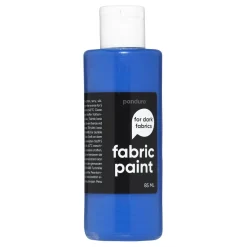 Fabric Paint 85 ml – blå dekkende tekstilfarge for mørke tekstiler
