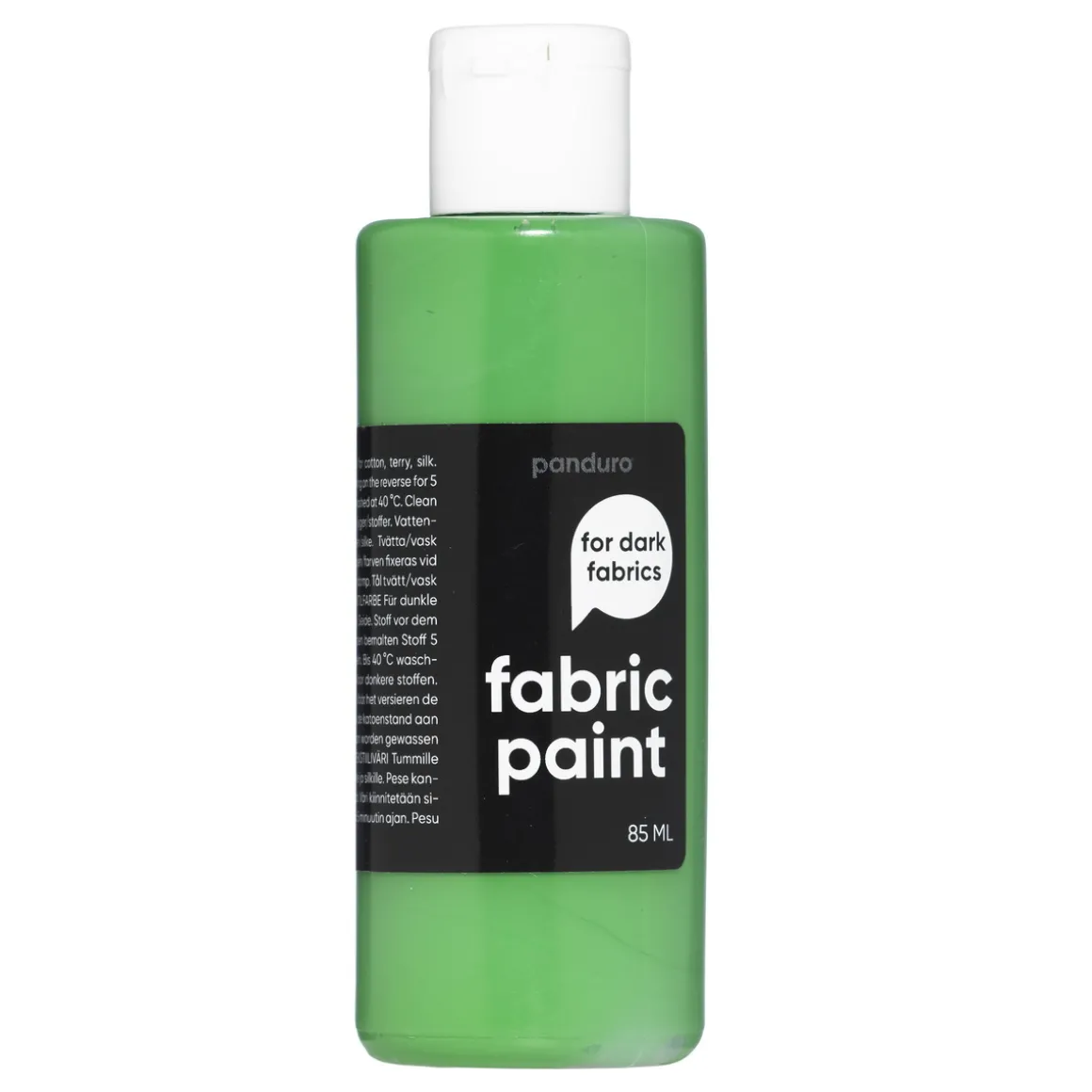 Fabric Paint 85 ml – grønn dekkende tekstilfarge for mørke tekstiler