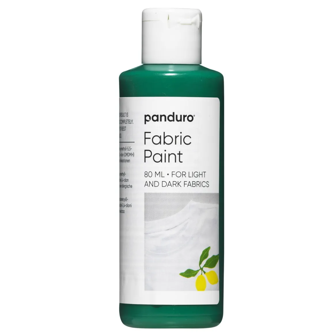 Fabric paint 80 ml – grønn tekstilfarge for både lyse og mørke tekstiler