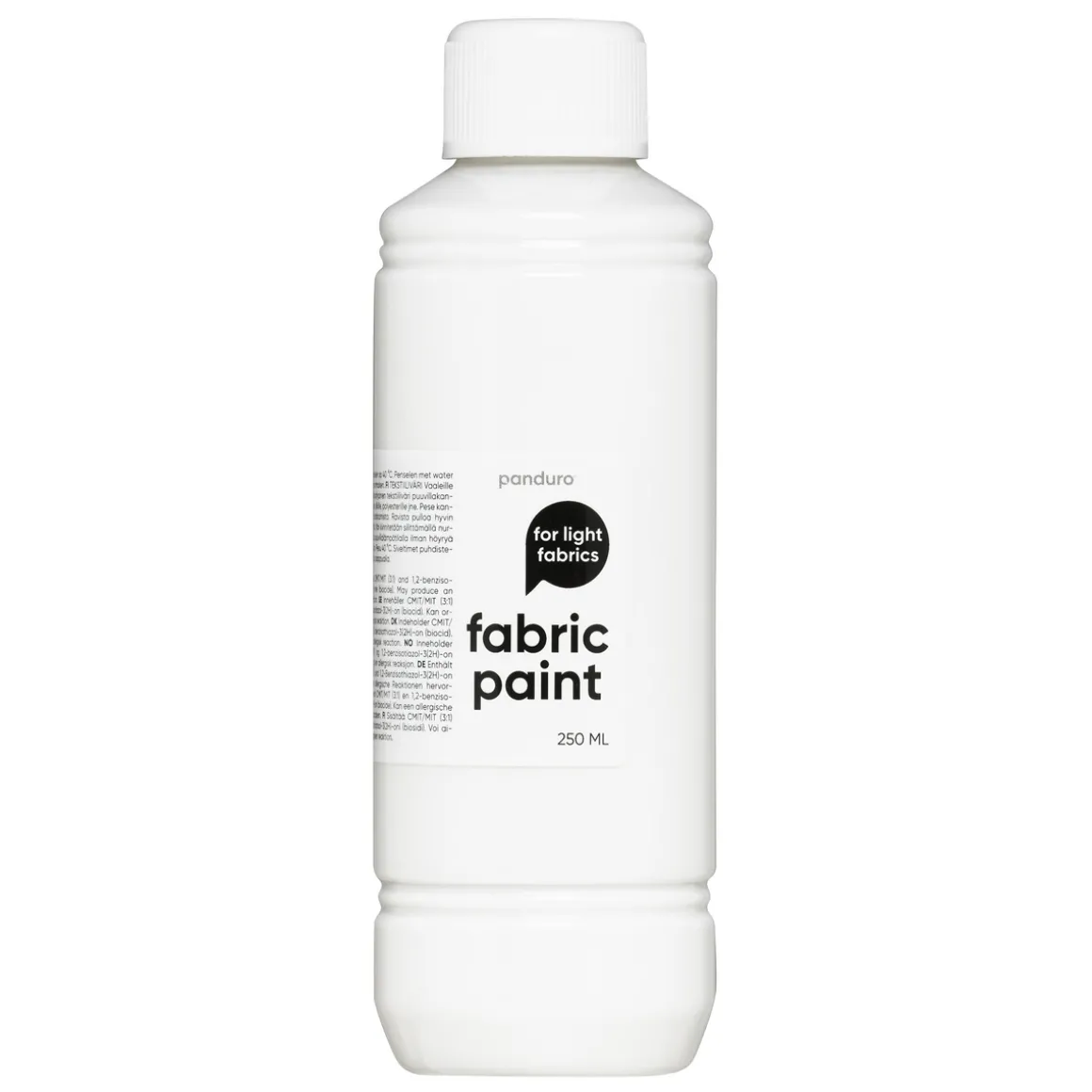 Fabric Paint 250 ml – hvit tekstilfarge for lyse tekstiler