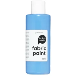 Fabric Paint 85 ml – lyseblå tekstilfarge for lyse tekstiler
