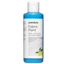 Fabric paint 80 ml – lyseblå tekstilfarge for både lyse og mørke tekstiler