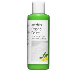 Fabric paint 80 ml – lysegrønn tekstilfarge for både lyse og mørke tekstiler