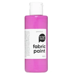Fabric Paint 85 ml – mørkerosa tekstilfarge for lyse tekstiler