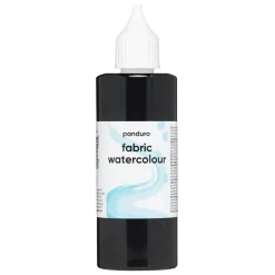 Fabric Watercolour 85 ml – svart tekstilfarge akvarell