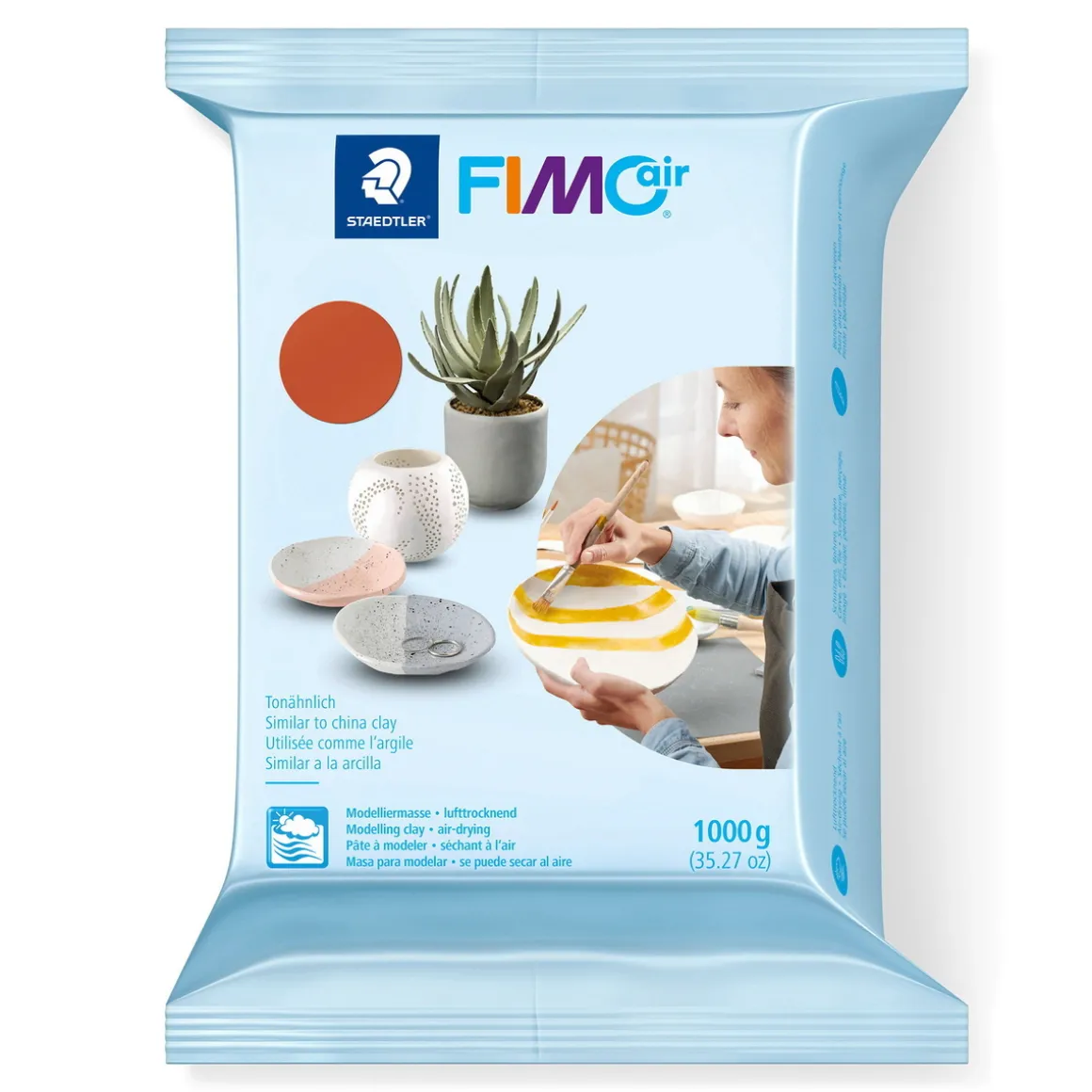 Fimo air modelleire 1000 g – terracotta 76